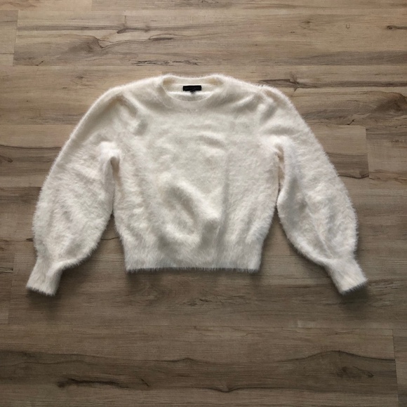 Banana Republic PETITE Fuzzy Sweater - Picture 1 of 6